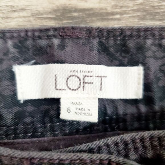 LOFT Snakeskin Print Marisa Pants - Picture 5 of 5